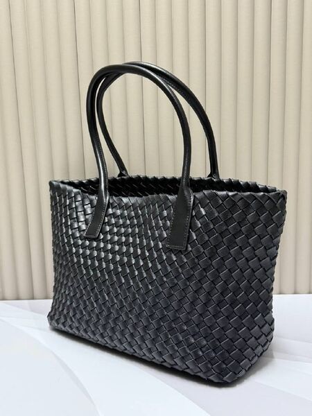 Cумка Bottega Veneta женский кожа черный e7247792-1-8