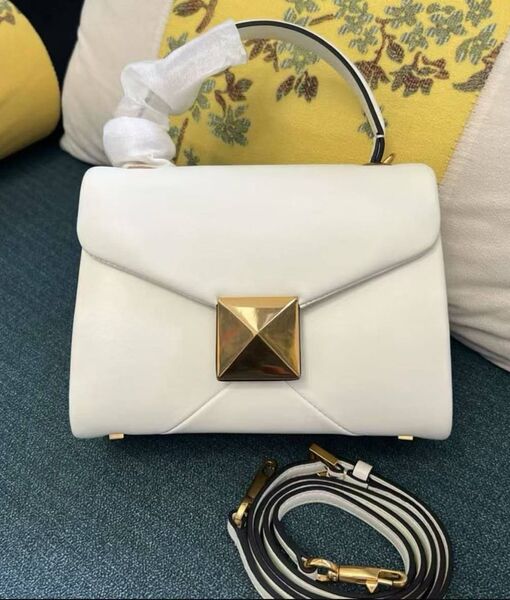 Сумка Valentino женский кожа белый 182036