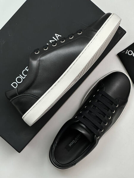 Мужские кеды Dolce & Gabbana мужской кожа черный 151916-7