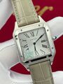 Мужские часы Cartier Suntos-Dumont мужской кожа бежевый b5546828-1-6