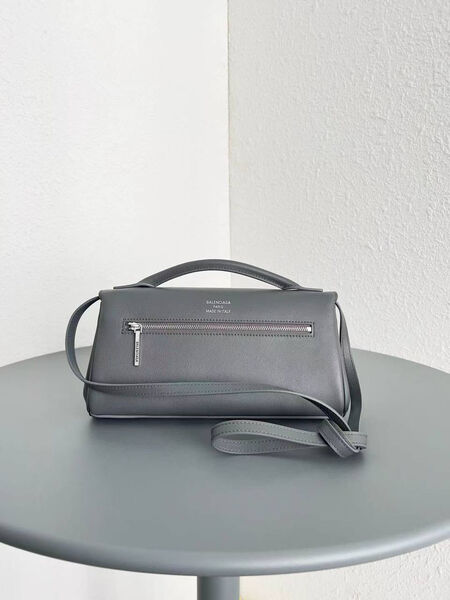 Сумка Balenciaga Bel Air женский кожа графитовый 182441-2