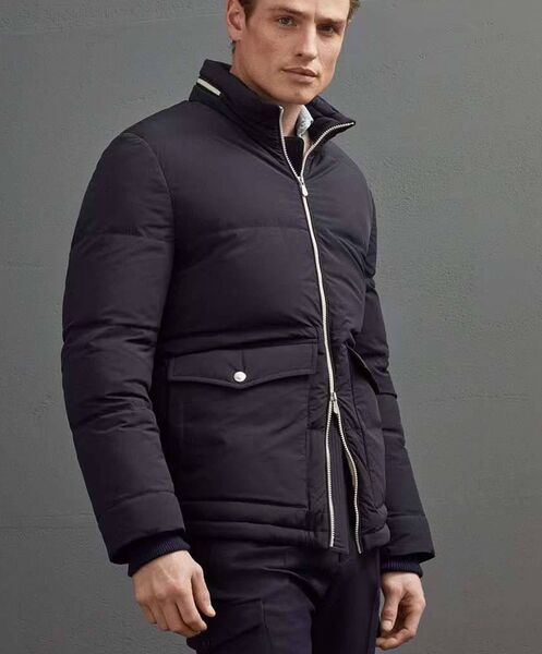Мужской пуховик Brunello Cucinelli мужской черный 167362