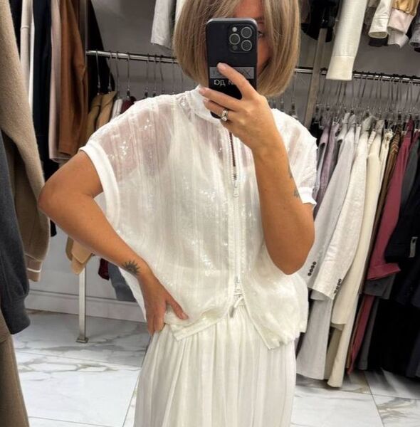Кофта Brunello Cucinelli женский белый 180690
