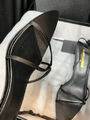 Босоножки Saint Laurent женский кожа черный 155611-6