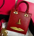 Сумка Schiaparelli женский кожа бордовый 174277-1