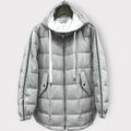 Пуховик Brunello Cucinelli женский графитовый 163155