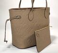 Сумка Louis Vuitton женский кожа бежевый 111009-1