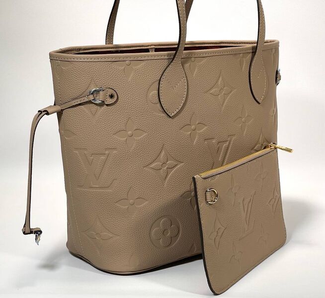 Сумка Louis Vuitton женский кожа бежевый 111009
