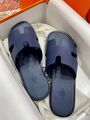 Мужские шлёпанцы Hermes Izmir мужской кожа синий r3349559-1-5