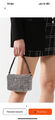 Сумка Alexander Wang женский стразы графитовый 175028-2