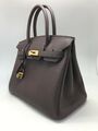 Сумка Hermès Birkin 30 ручная работа женский кожа 75339-5