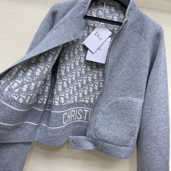 Жакет двухсторонний Christian Dior женский графитовый 125800-2
