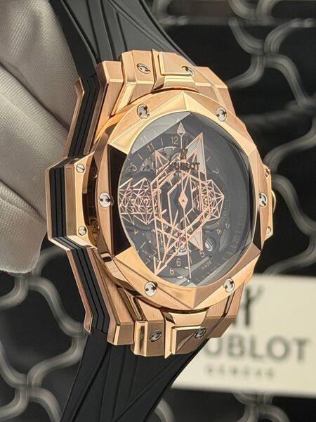 Мужские часы Hublot мужской черный a1325365-1-6