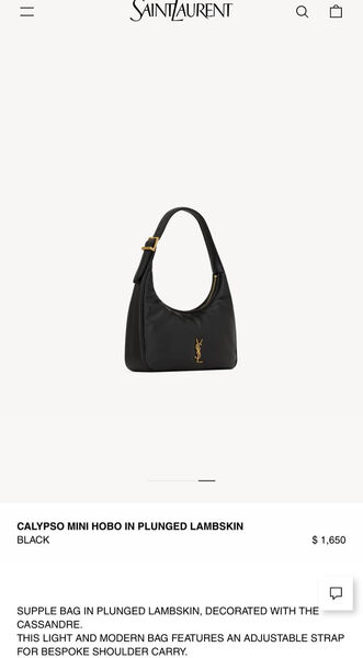Сумка Saint Laurent женский кожа черный 187002-2