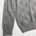 Мужской свитер Dolce&Gabbana мужской трикотаж графитовый 132546-2