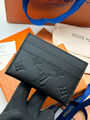 Картхолдер Louis Vuitton мужской кожа черный 107700-5