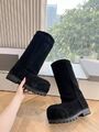 Женские ботинки Balenciaga Women's Alaska Fur Bootie женский замша черный k8269706-1-4
