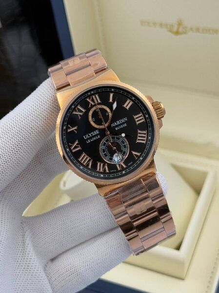 Мужские часы Ulysse Nardin мужской черный u6355543-1-4