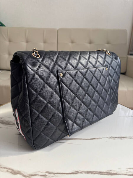 Сумка Chanel женский кожа черный 200868-4