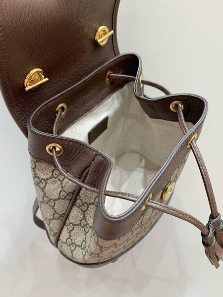 Рюкзак Gucci женский кожа графитовый 149774-3