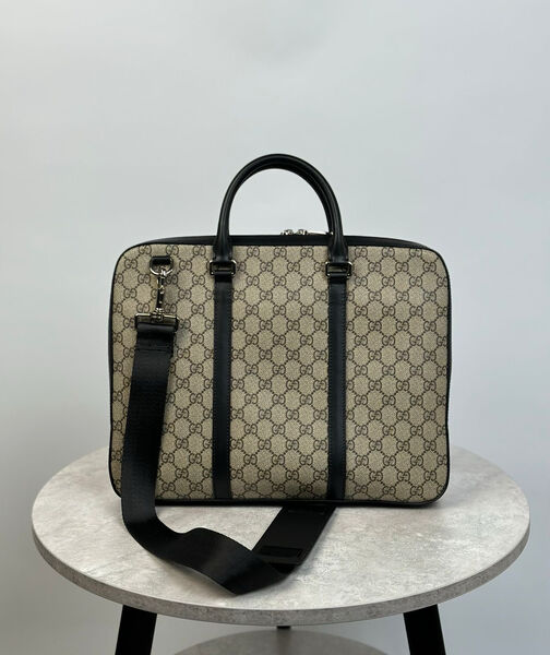 Мужской портфель Gucci мужской бежевый 52071-4
