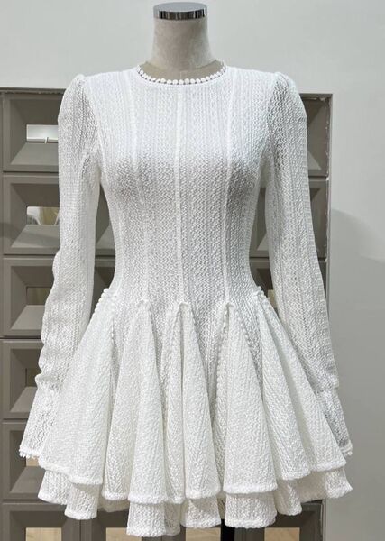 Платье Alaïa женский белый 191137