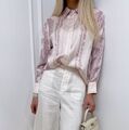 Рубашка Hermès женский фиолетовый 188440-1