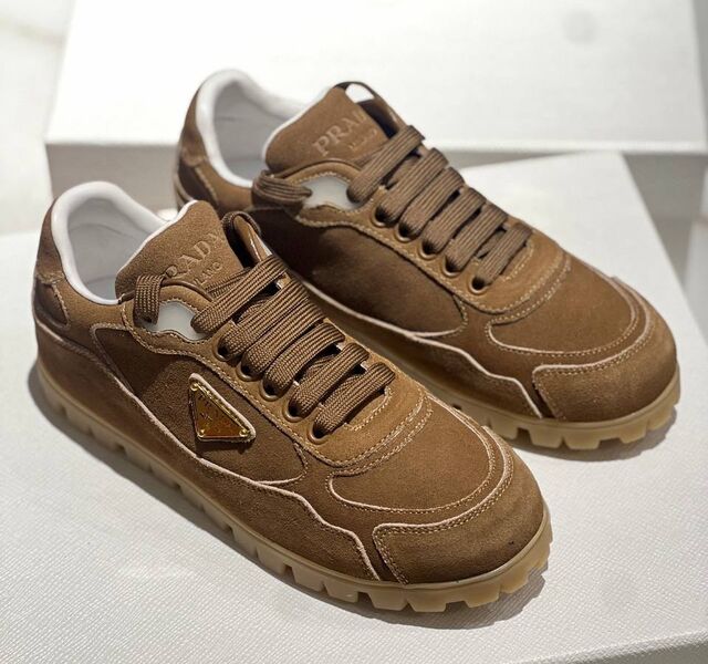 Кеды Prada женский замша 157274