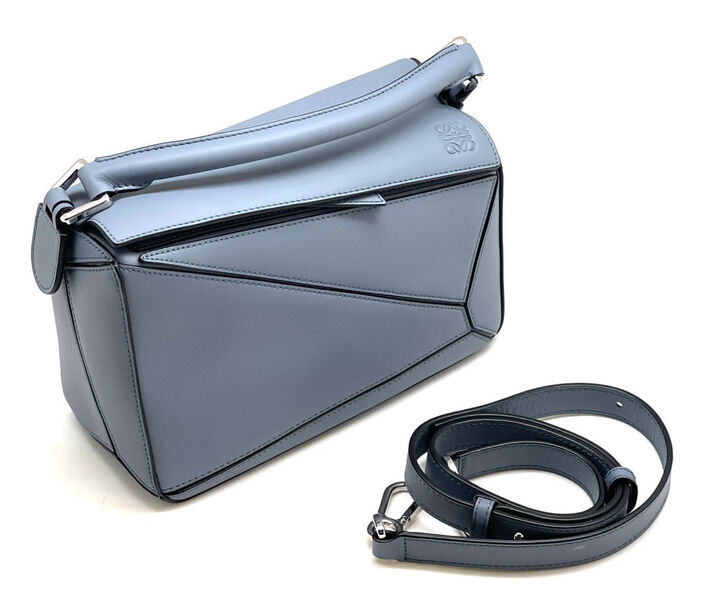 Сумка Loewe женский кожа бирюзовый 102775-4