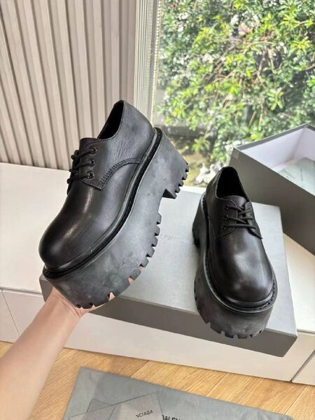 Женские дерби Strike Balenciaga женский кожа серебристый b6948244-1-14