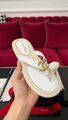 Шлепки Chanel женский кожа белый m8029067-1-3