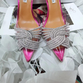 Босоножки Aquazzura женский кожа розовый 11701-3