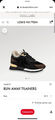 Кроссовки Louis Vuitton женский кожа черный 98371-4