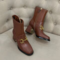 Ботильоны Gucci женский кожа 122987-2