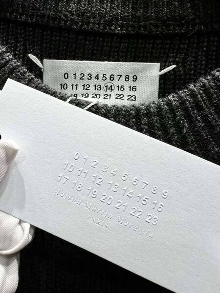Мужской свитер Maison Margiela мужской вязаная ткань графитовый 171478-4