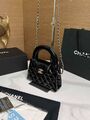 Сумка Chanel женский кожа черный q1125356-1-6