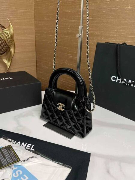 Сумка Chanel женский кожа черный q1125356-1-6