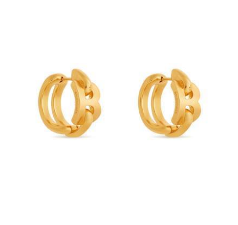 Серьги Balenciaga бронзовый 175593-2