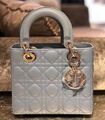 Сумка Dior Lady женский кожа графитовый 74351-1