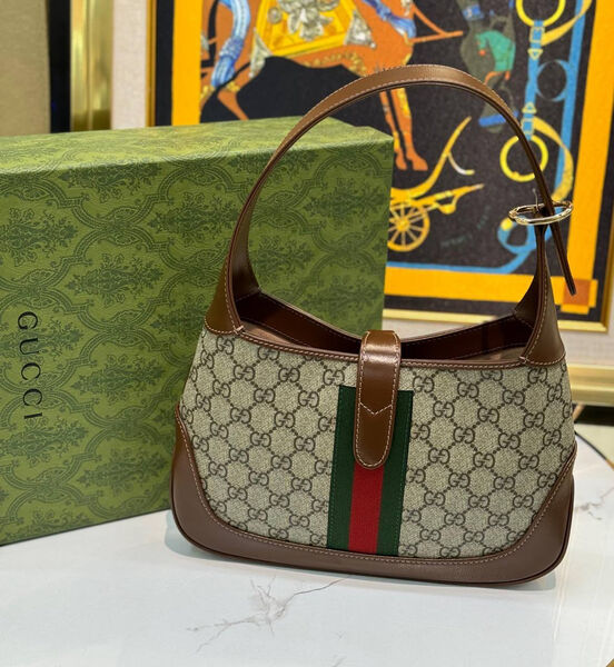 Сумка Gucci женский кожа графитовый 137908-2