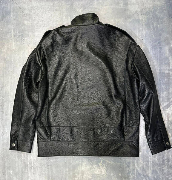 Куртка Saint Laurent женский кожа черный 139927-5