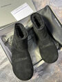 Угги Balenciaga женский замша черный 169575-1