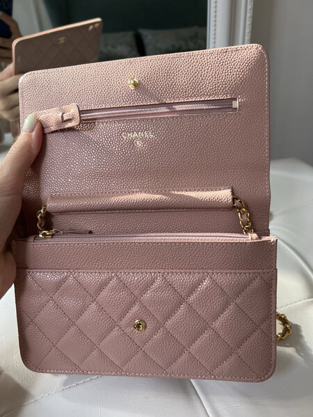 Сумка Chanel Mini женский кожа оранжевый 143077-3