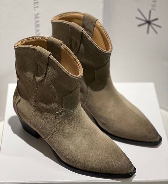 Ботильоны Isabel Marant женский замша болотный 13241