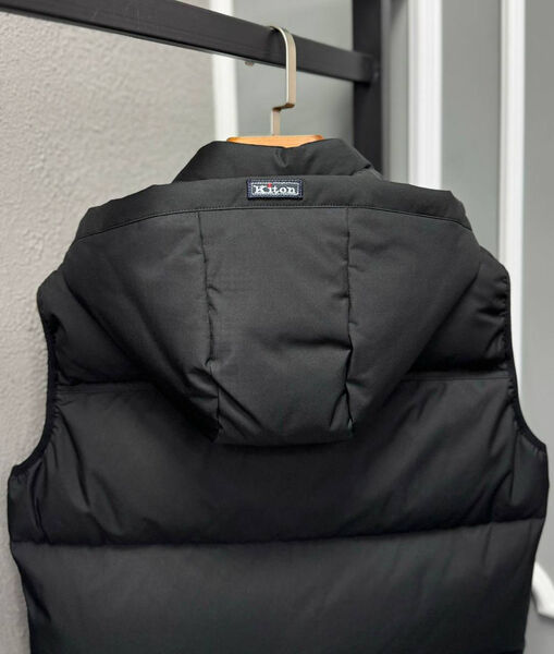 Мужской жилет Kiton мужской черный 165429-5