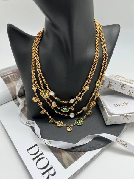 Колье Dior бронзовый 175354