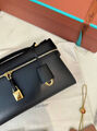 Клатч Loro Piana Extra Large 29 женский кожа черный 201228-2