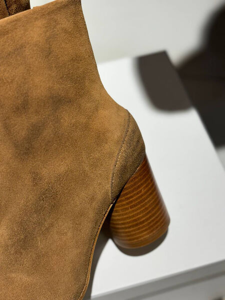 Ботильоны Maison Margiela женский замша бежевый 159787-3