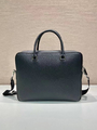 Мужской портфель Prada мужской кожа черный 52108-2