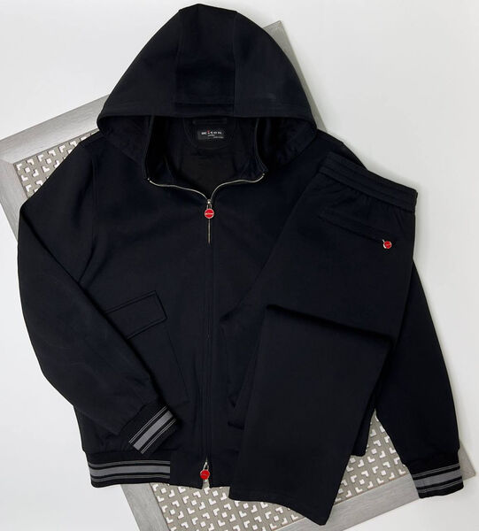 Мужской костюм Kiton мужской черный 136889